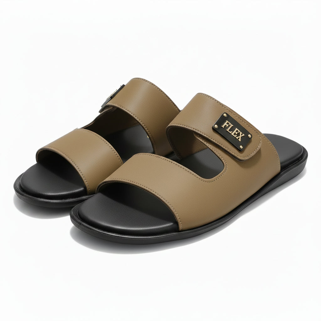 " Urban Olive Luxe Slides "